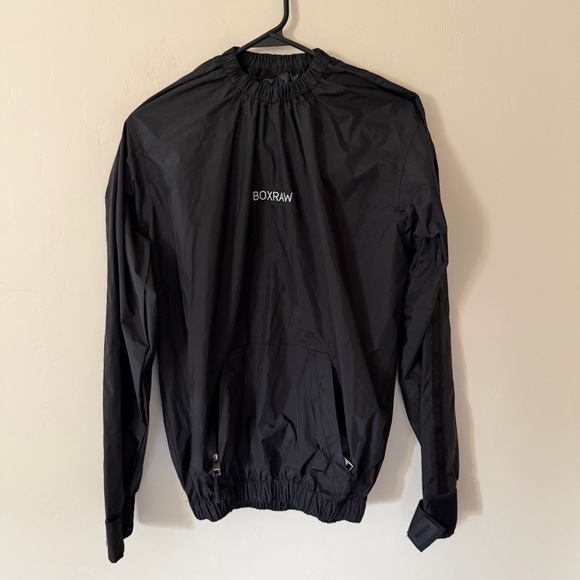BOXRAW Hagler Professional Sauna Suit Top | Black - Picture 5 of 11